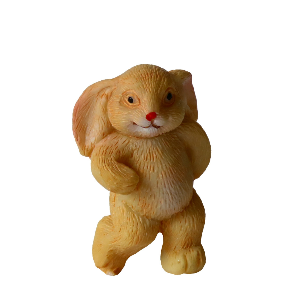 Miniatuur Hangoorkonijn aan het Dansen - 4.4cm - - Hars -