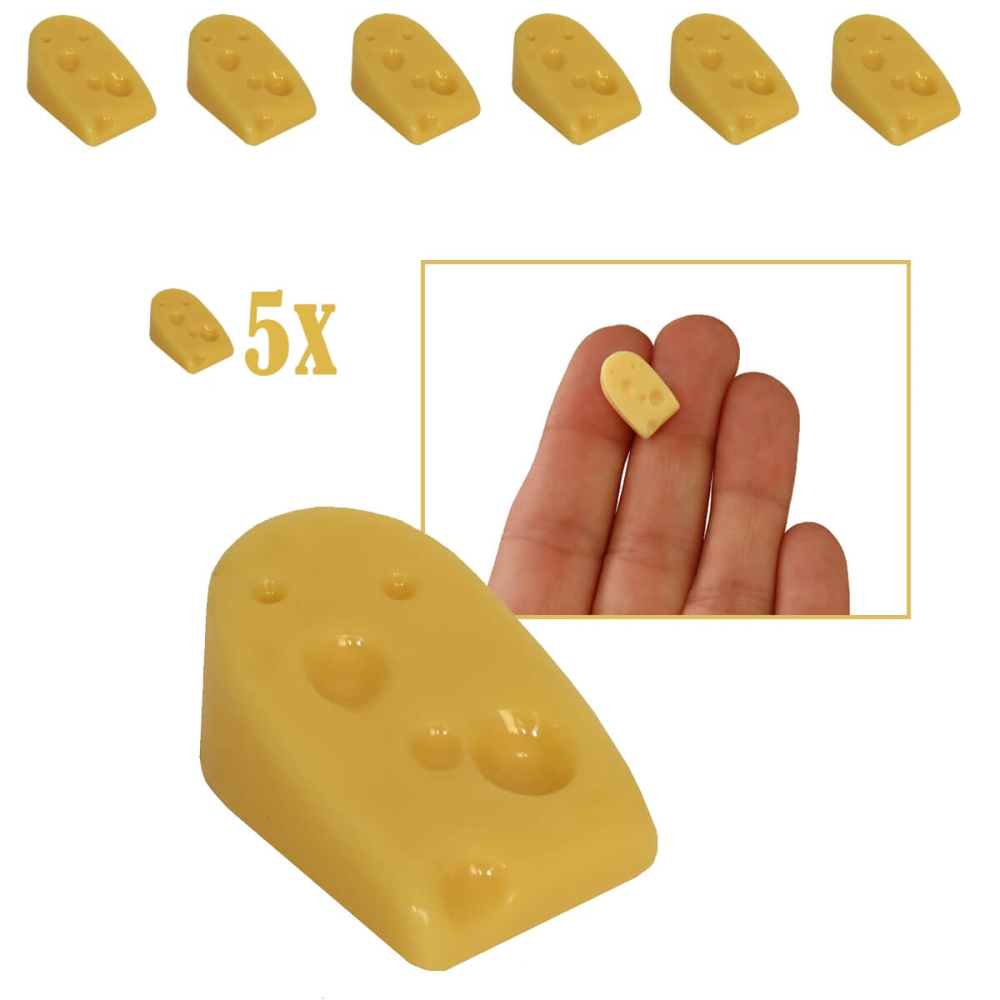 Miniatuur Kaas - Set van 5