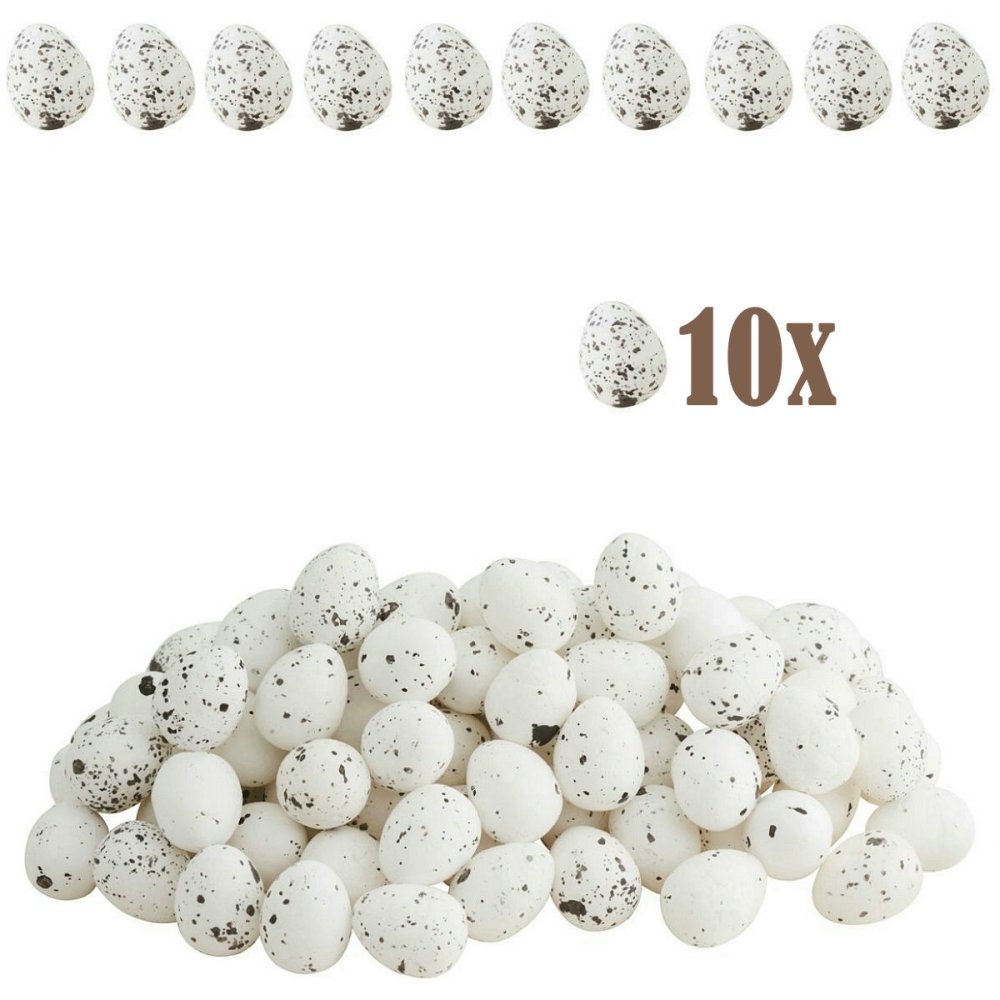 Miniatuur Kievitseieren - 1.5 x 2 cm - 10 Stuks - - -