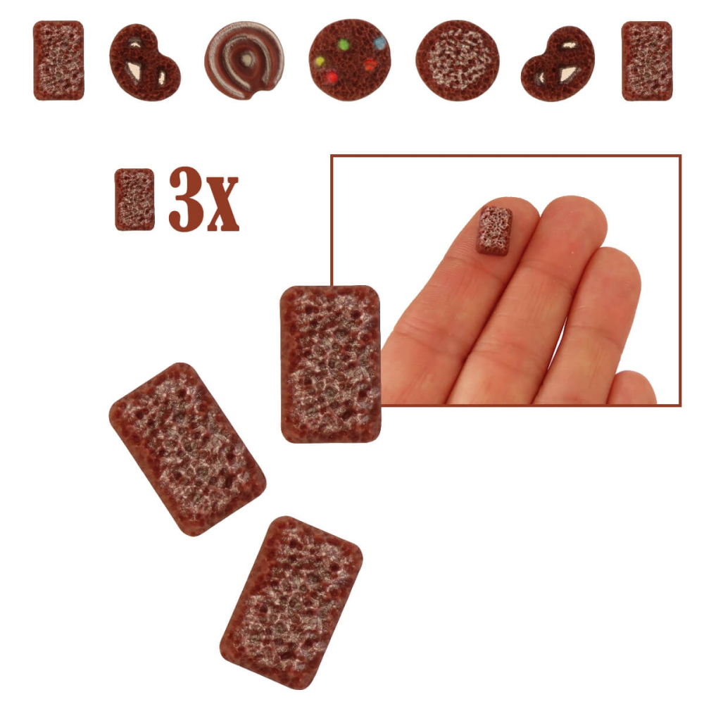 Miniatuur Kokoskoekje - Set van 3