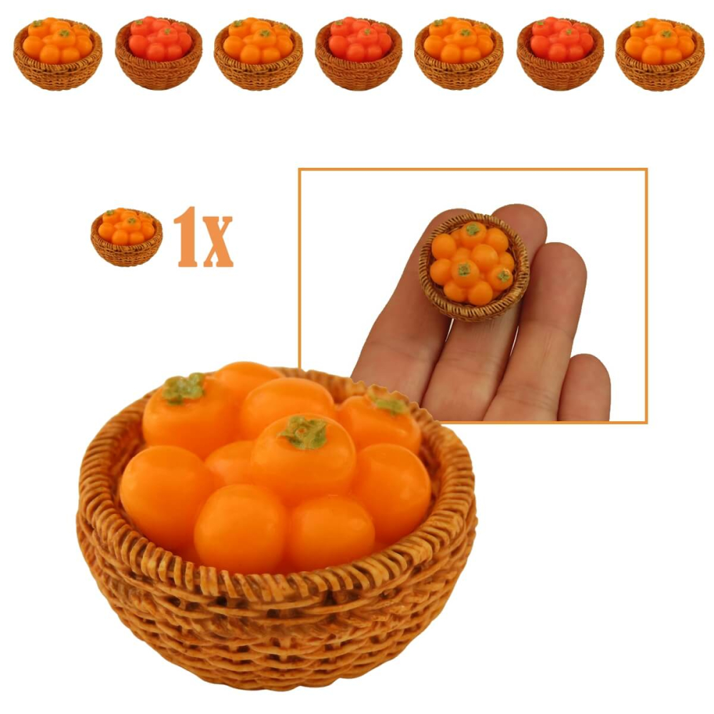 Miniatuur Mand met Kaki's