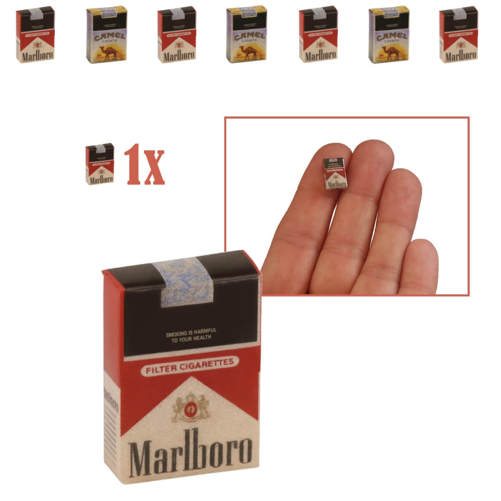 Miniatuur Pakje Sigaretten 1.2cm
