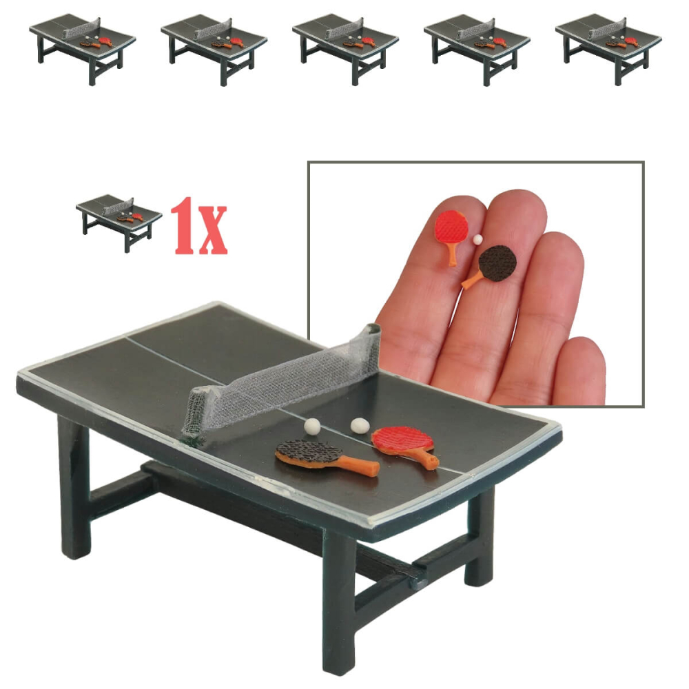 Miniatuur Pingpongtafel Set