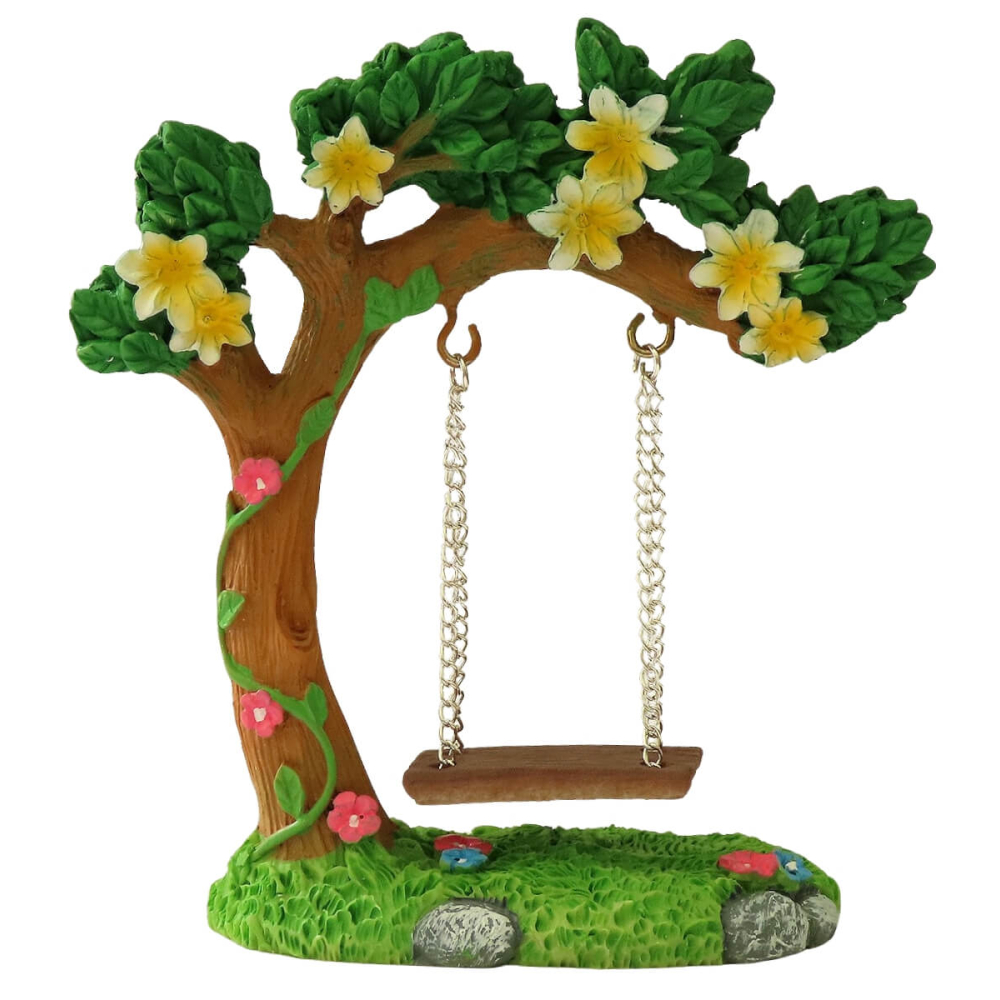 Miniatuur Schommel in Bloesemboom