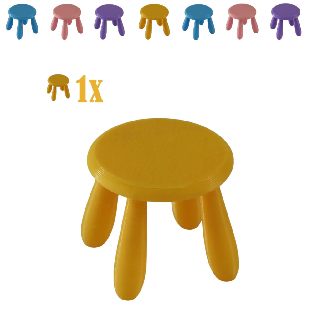 Miniatuur Tafeltje - Geel