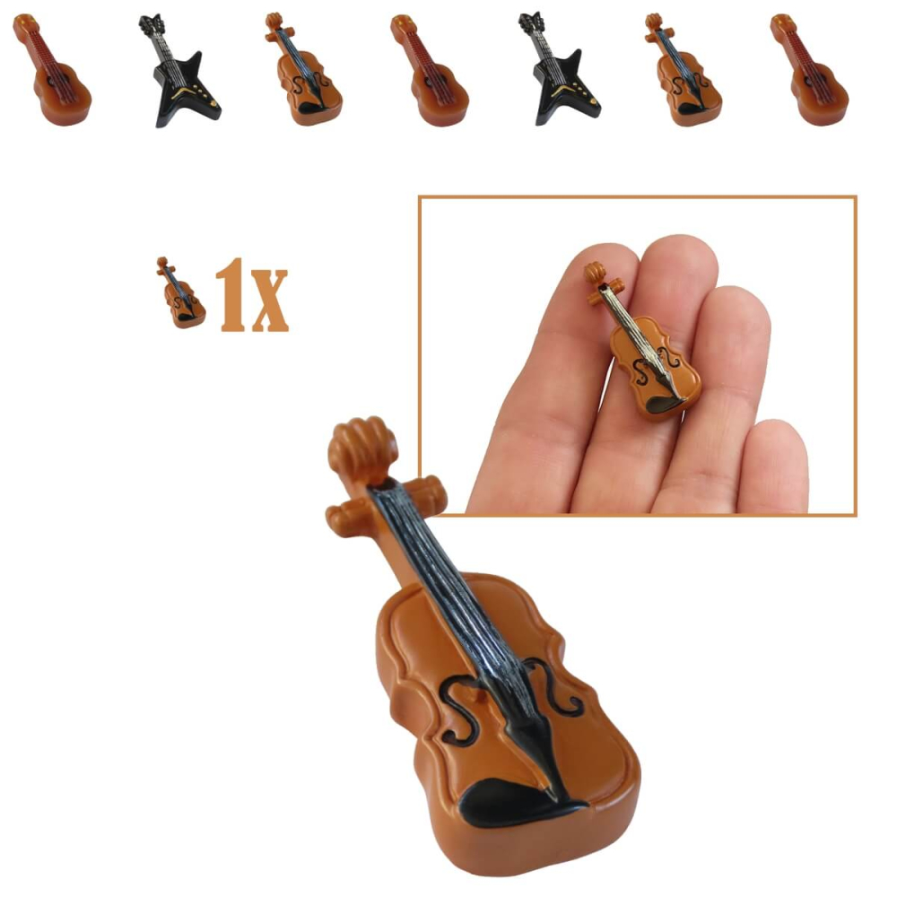 Miniatuur Viool voor in Kerstdorp / Miniatuurdorp