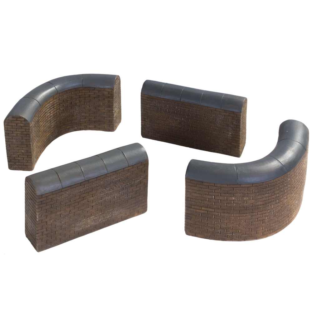 Muren Gevangenis set/4 - - Polyresin - 8712953674109