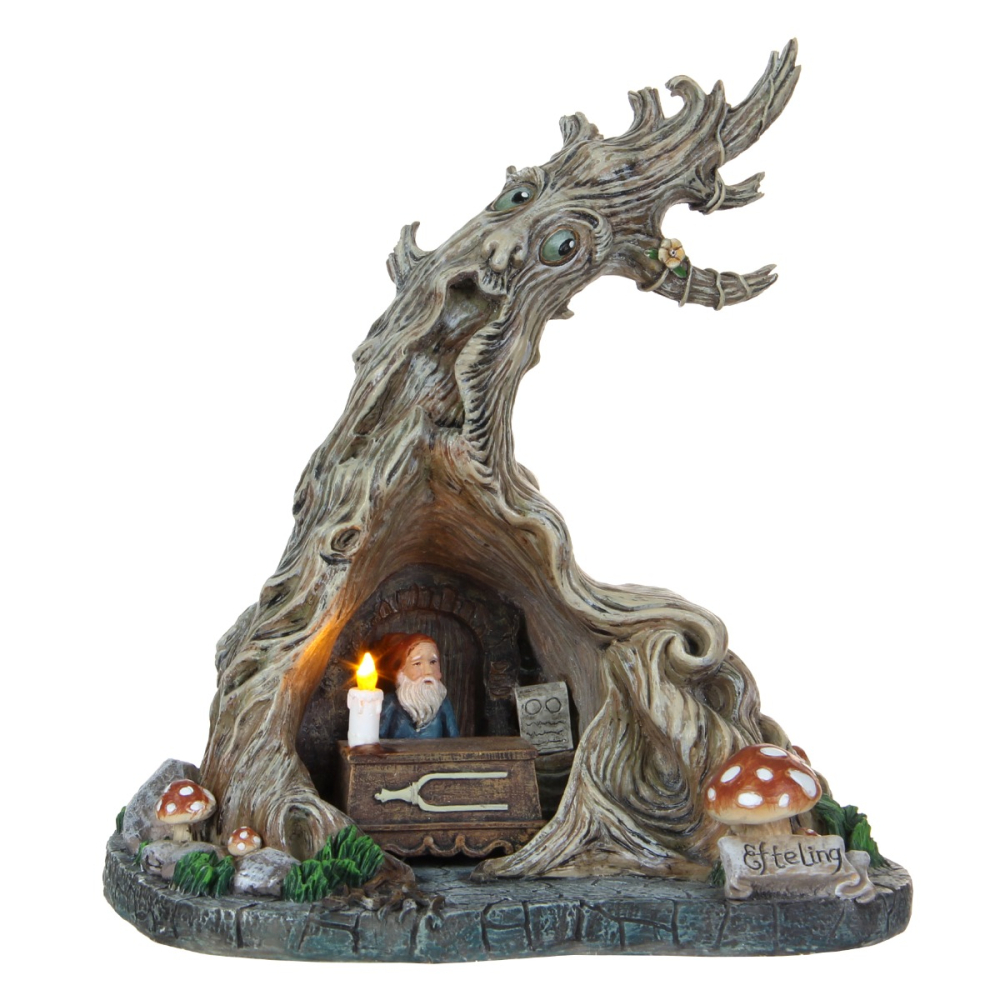 Muziek Kabouter In Holle Boom - - Polyresin - 8717669150879