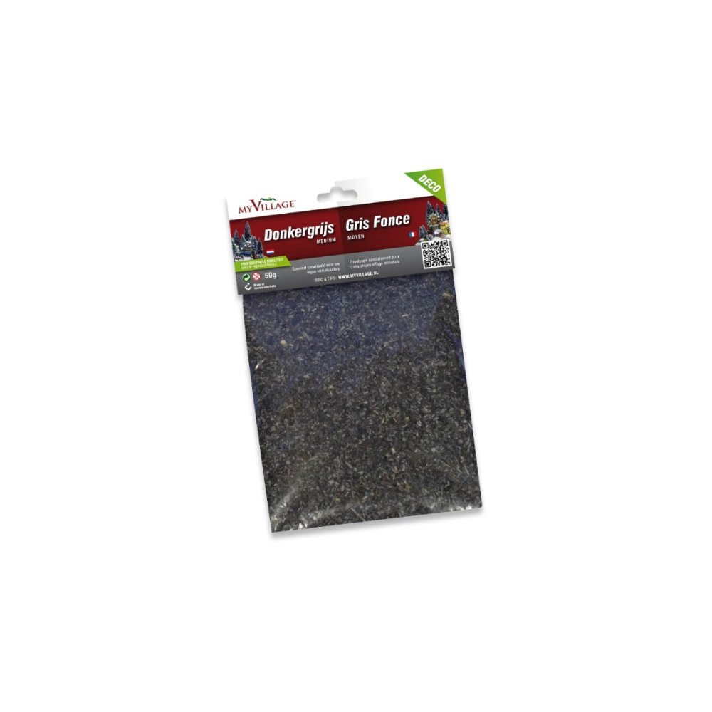 Strooisel Donkergrijs Medium 50G -My Village - - - 8717545198452