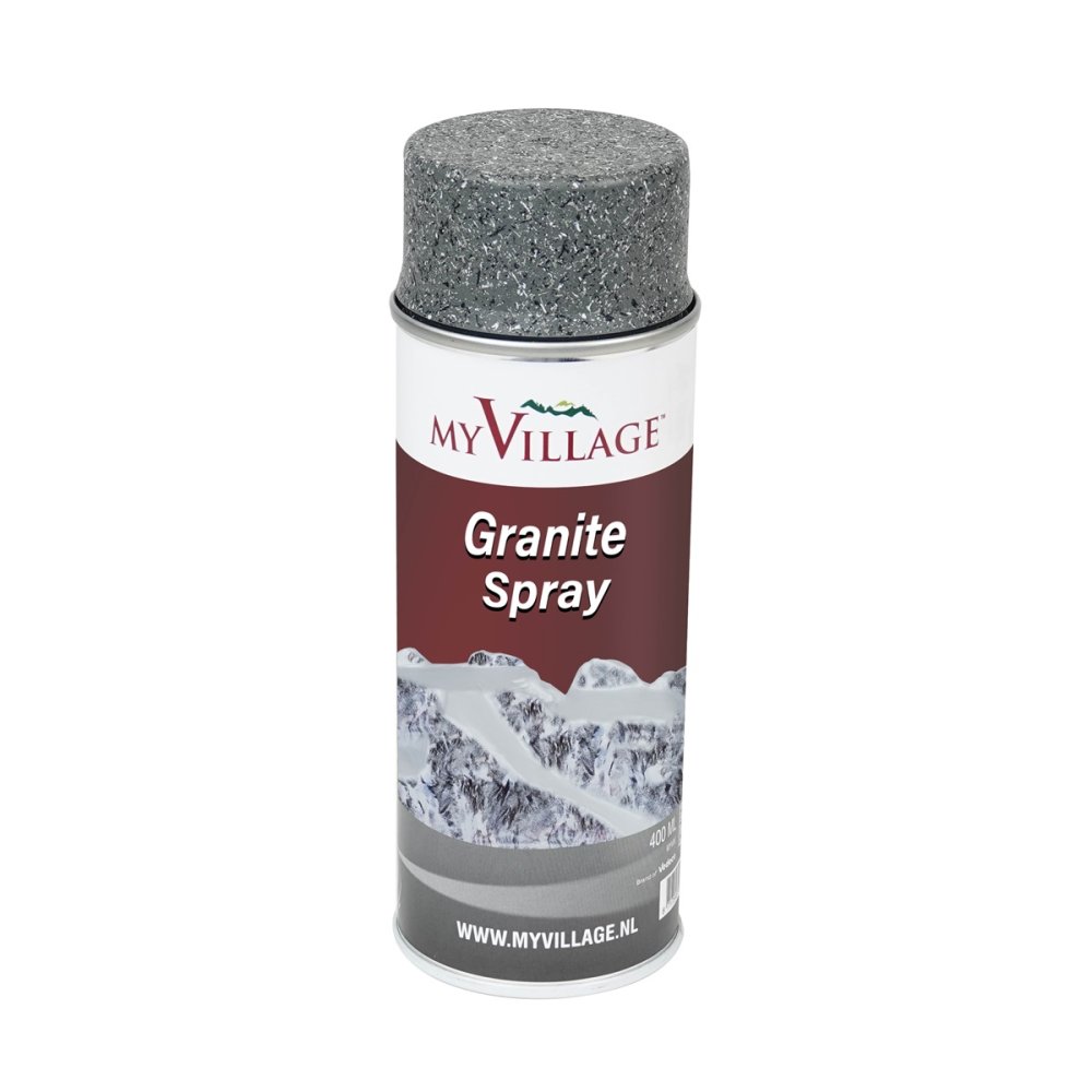 Graniet-Look Spray Antraciet 400 ml - My Village - - - 8717545198582