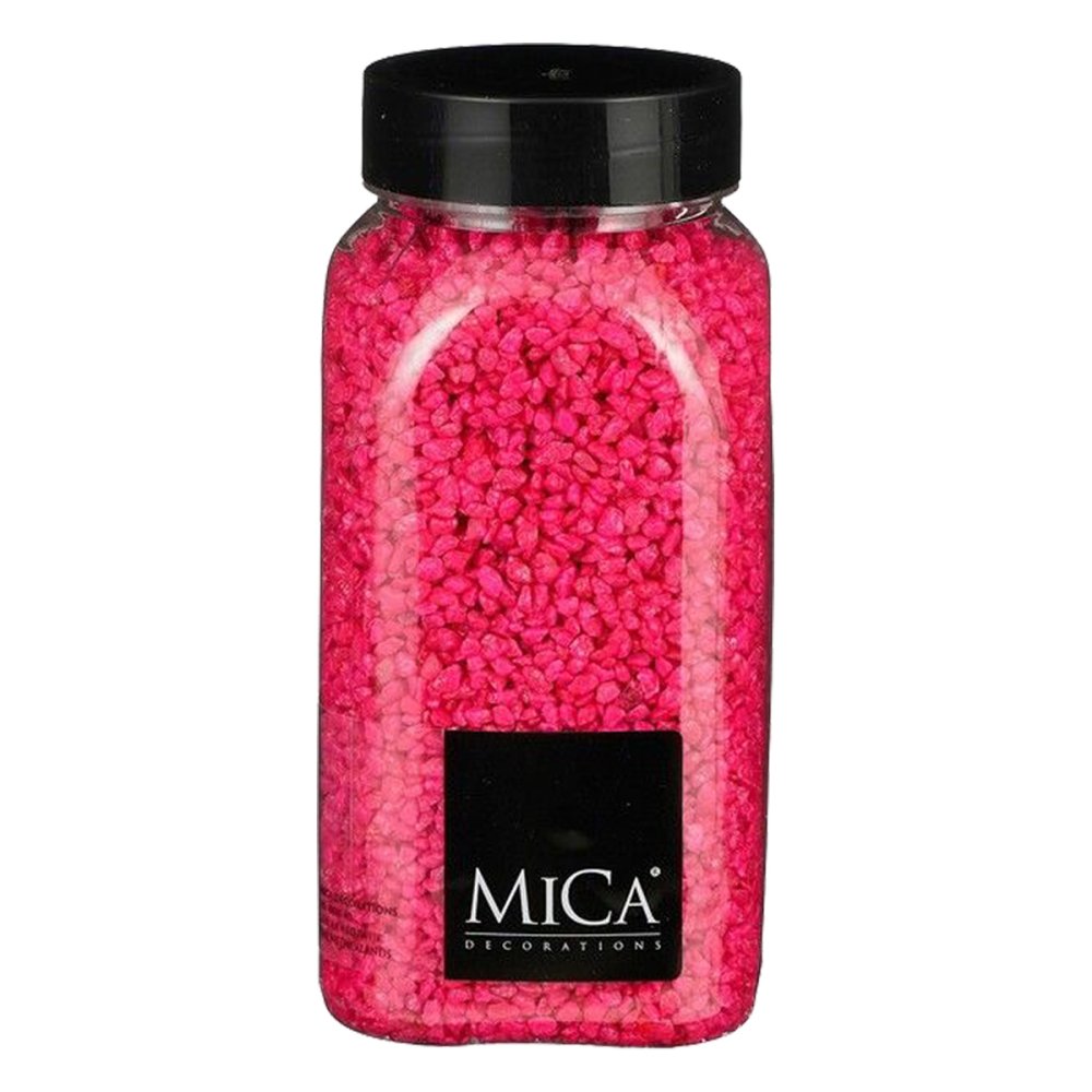 Neon Lichtroze Decoratie Granulaat 650ml - Mica Decorations - - Steen - 8720967053711
