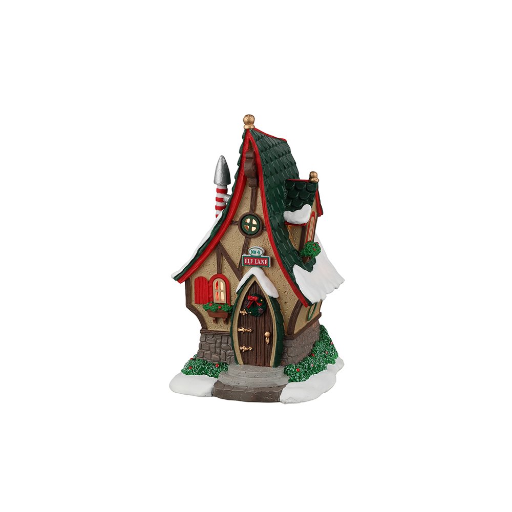 Lemax - No 4 Elf Lane - Nu Voorverkoop - - Polyresin - 0728162240125