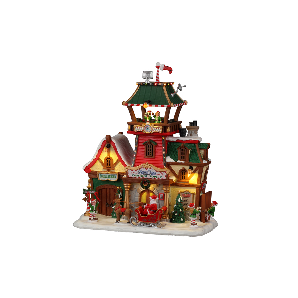 Lemax - North Pole Control Tower - Nu Voorverkoop - - Polyresin - 0728162258649
