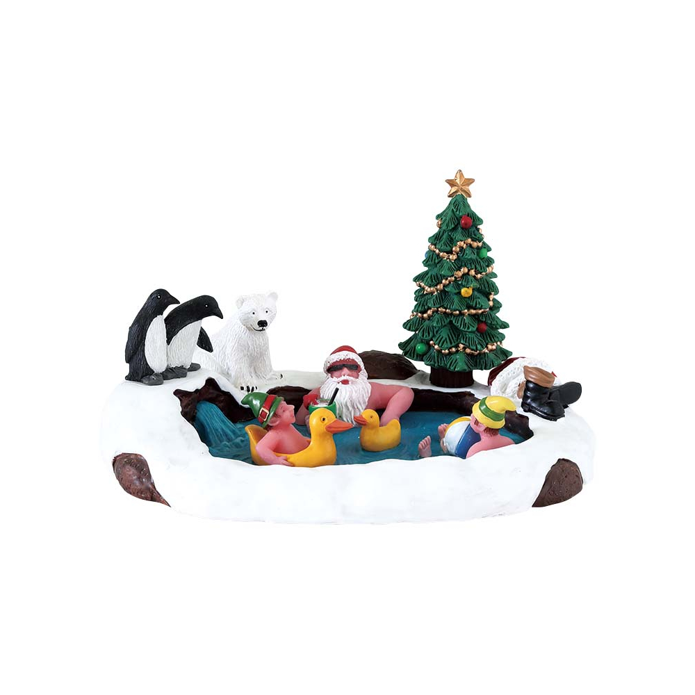Lemax - North Pole Hot Springs - Nu Voorverkoop - - Polyresin - 0728162733313