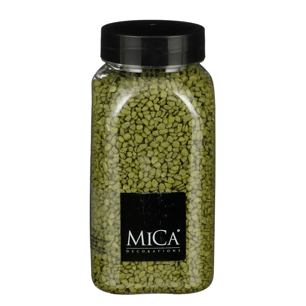 Olijfgroen Decoratie Granulaat - 650ml - Mica Decorations