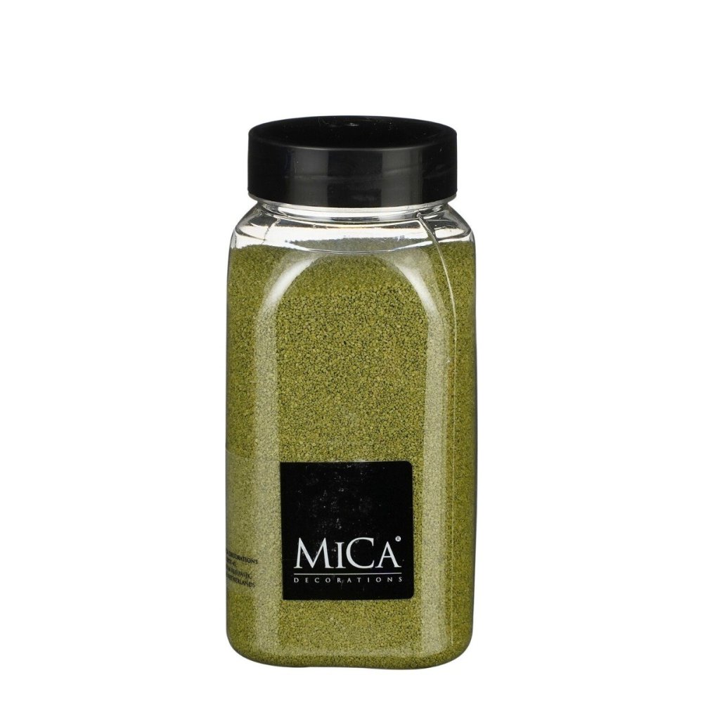 Olijfgroen Decoratie Zand 650ml - Mica Decorations - - Zand - 8720967054671