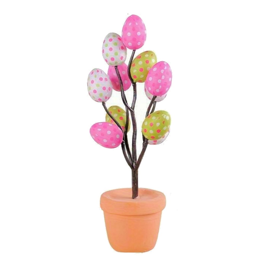Paasboompje Paasei Stip - - Materiaal Mix -