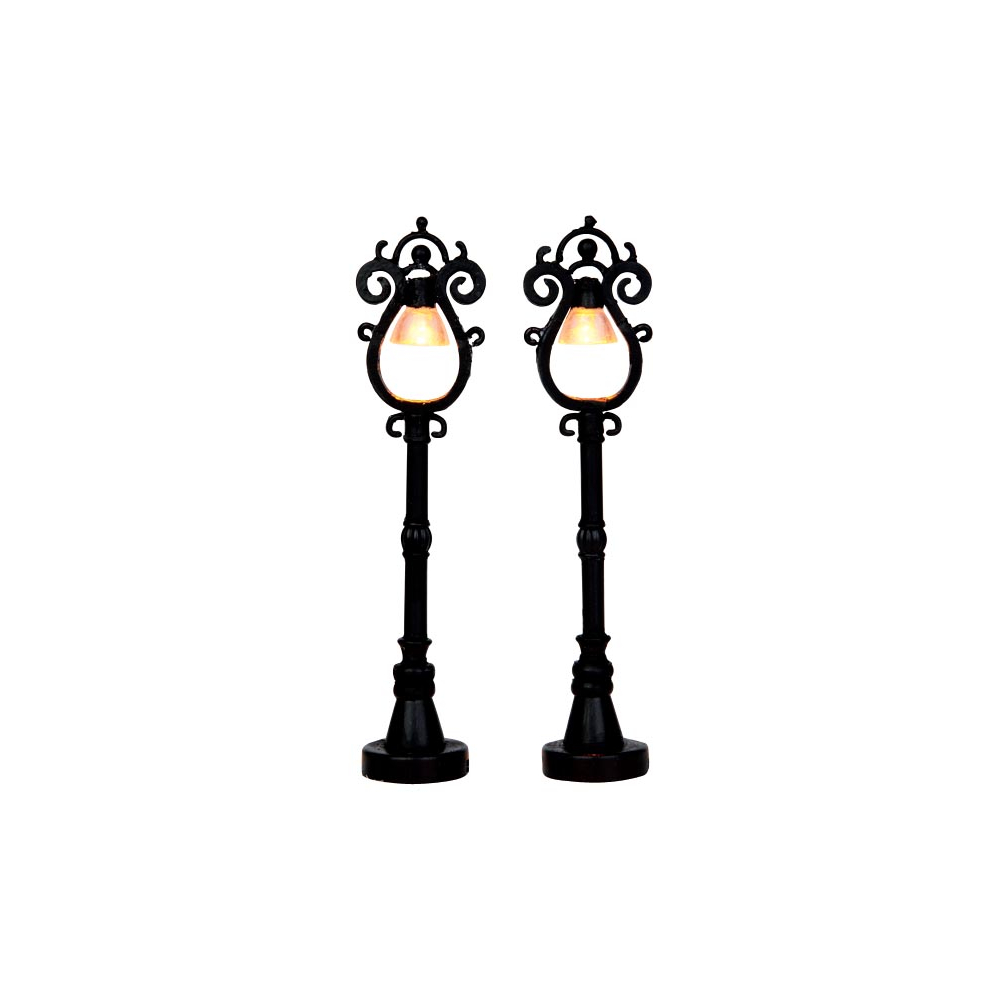 Lemax - Parisian Street Lamp - Set van 2 -   - Electronic Component -  0728162447579