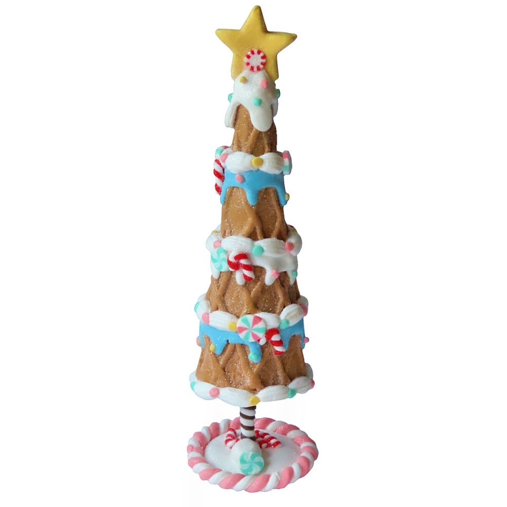 Peperkoek Snoepboom Fondant - 21cm -   - Polymeer klei -