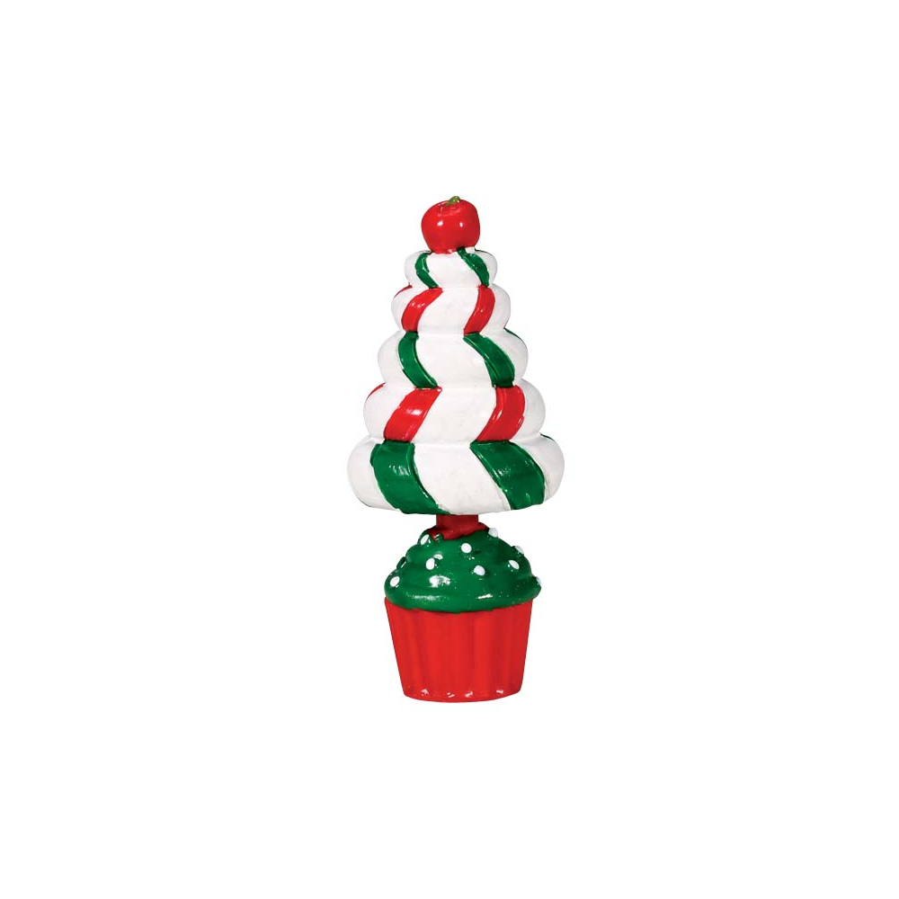 Lemax - Peppermint Tree Topiary - - Polyresin - 0728162742049