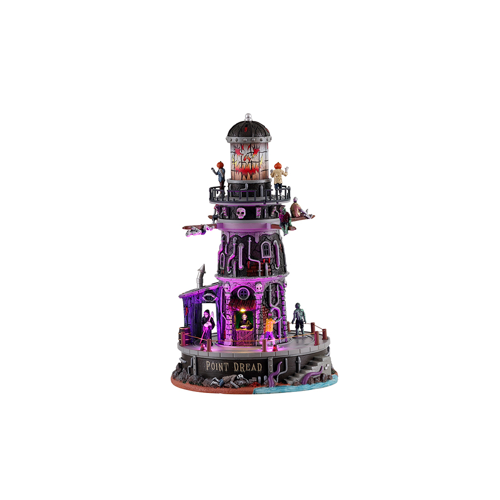 Spooky Town - Point Dread Lighthouse - - Polyresin - 0728162157225