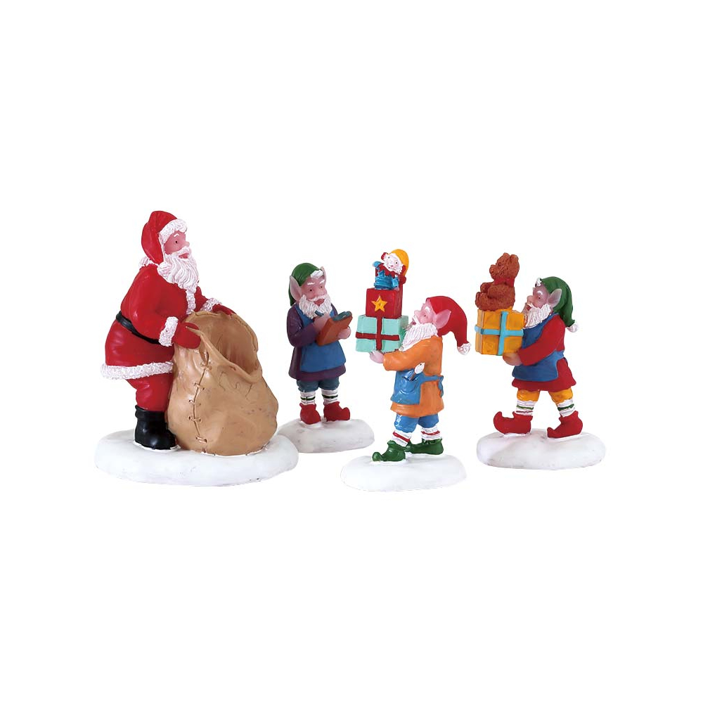 Lemax - Present Procession - Set van 4 - - Polyresin - 0728162725530