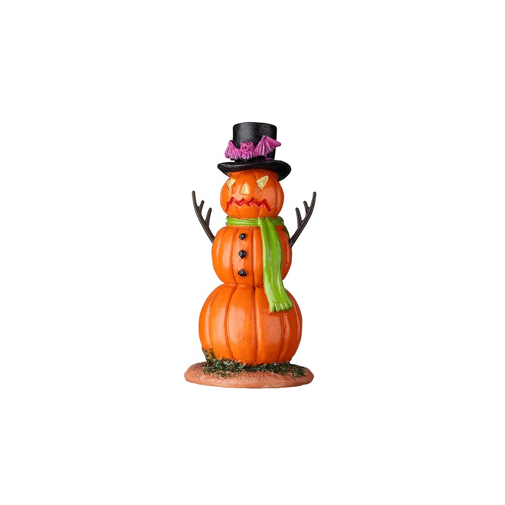 Spooky Town - Pumpkin Snowmen - - Polyresin - 0728162249449