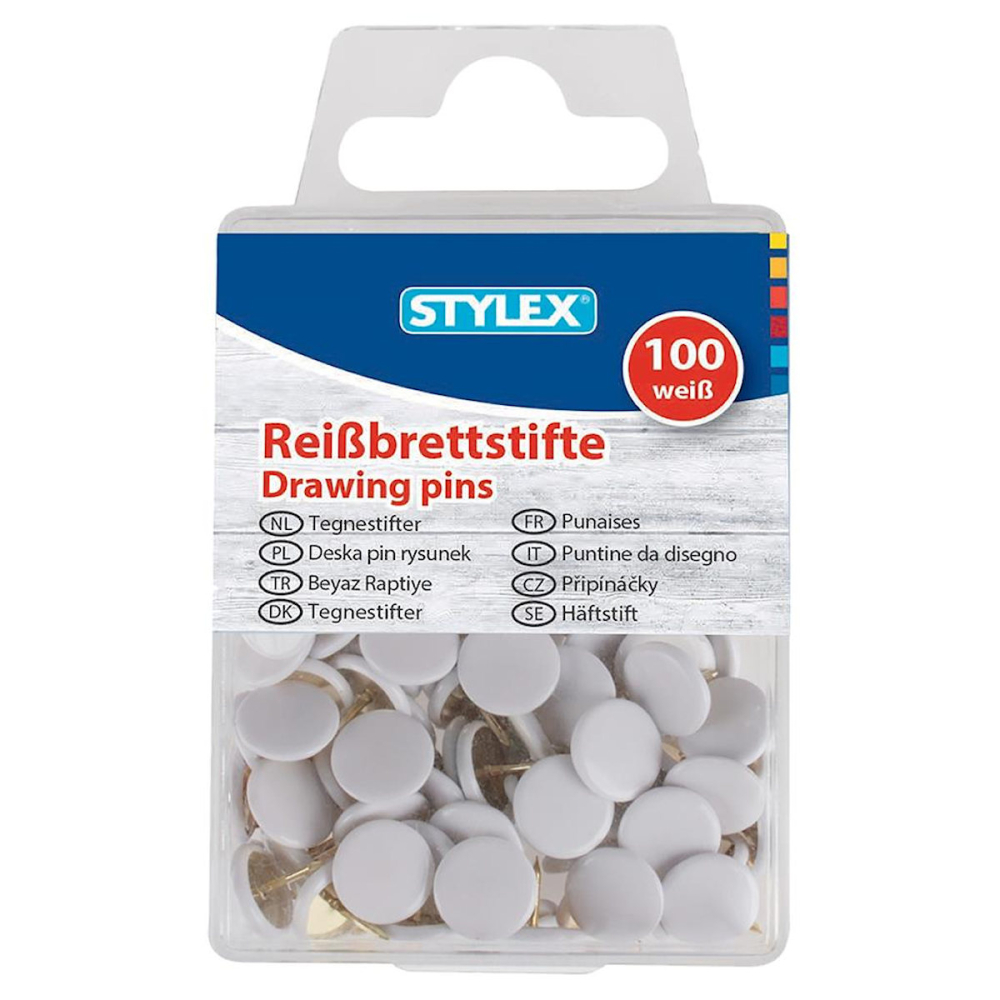 Punaises Wit - 100 Stuks - - - 4044186244656