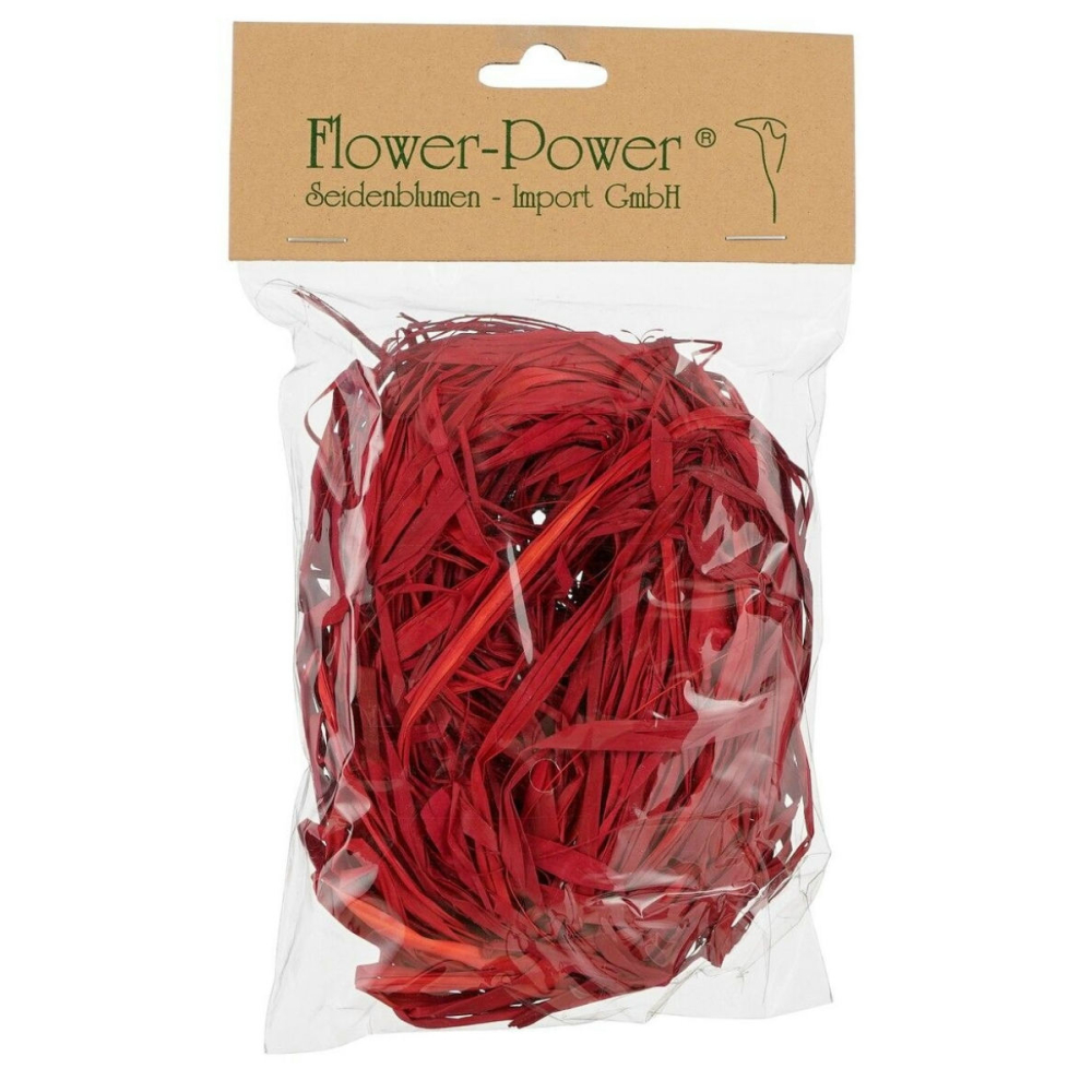 Raffia Rood 20gr - Flower Power - - Raffia - 4047837137444