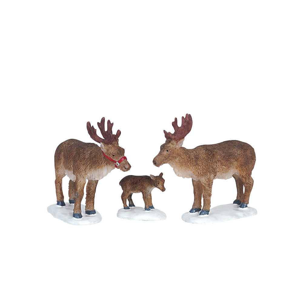 Lemax - Reindeer - Set van 3 - - Polyresin - 0728162622426