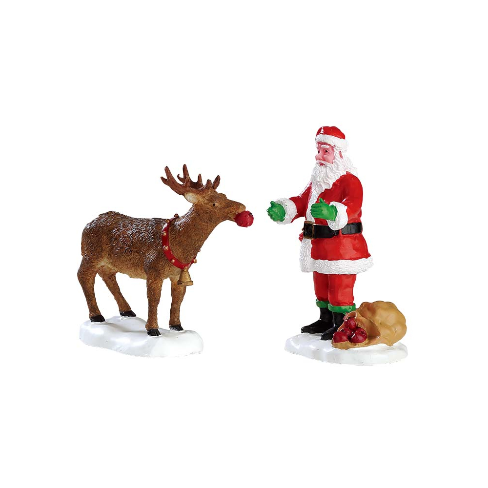 Lemax - Reindeer Treats - Set van 2 -   - Polyresin -  0728162622266