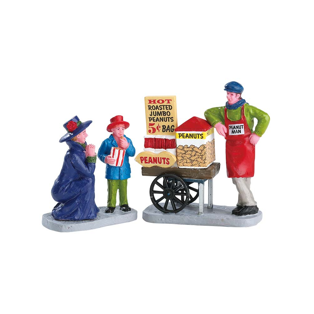 Lemax - Roasted Peanut Treat - Set van 2 - - Polyresin - 0728162624536