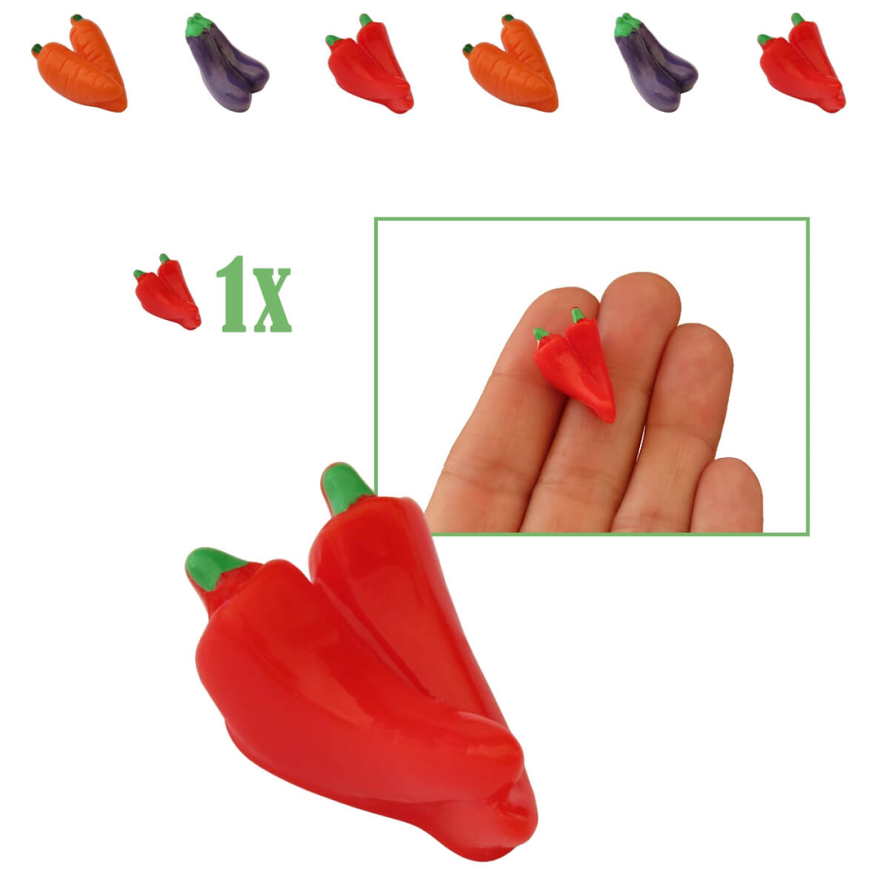 Rode Pepers Miniatuur