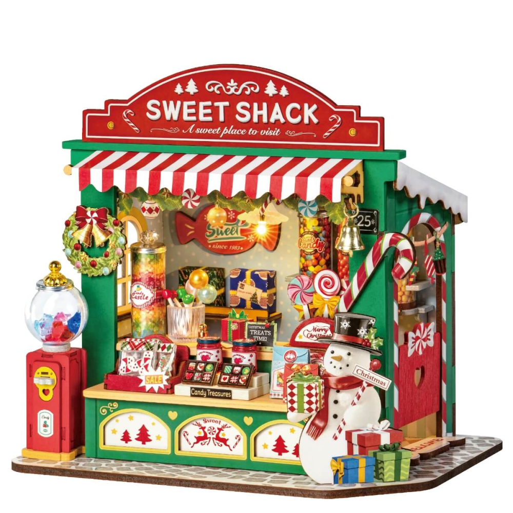 Rolife - Christmas Candy Stand - DIY Miniatuurhuisje
