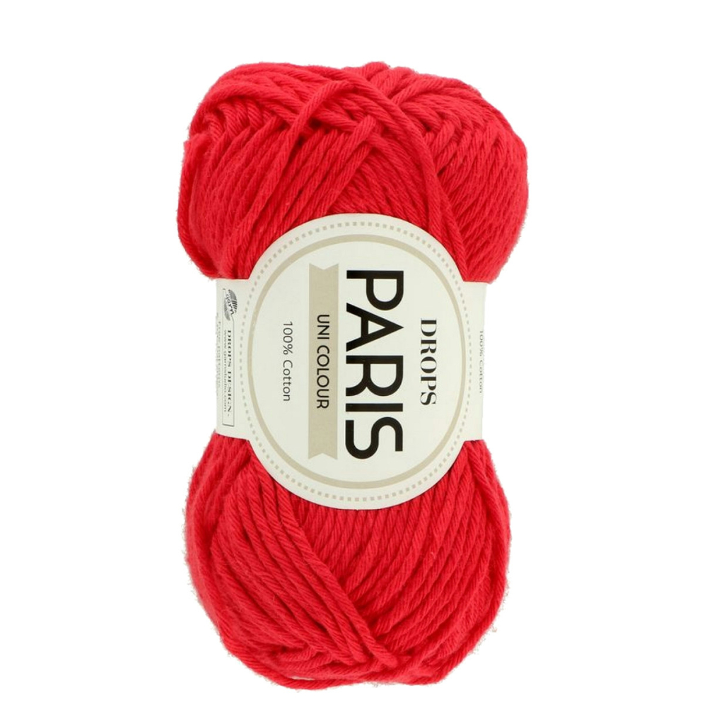 Rood Katoen Garen - Drops Paris - - Katoen -