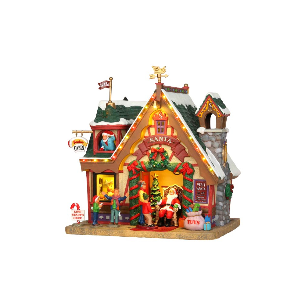 Lemax - Santa's Cabin - - Porselein - 0728162355546