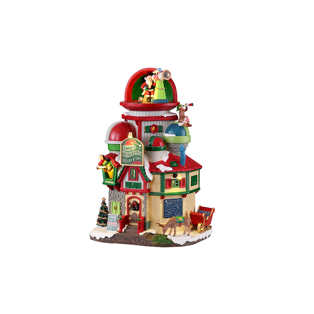 Lemax - Santa's Stratospheric Observatory - - Polyresin - 0728162158017