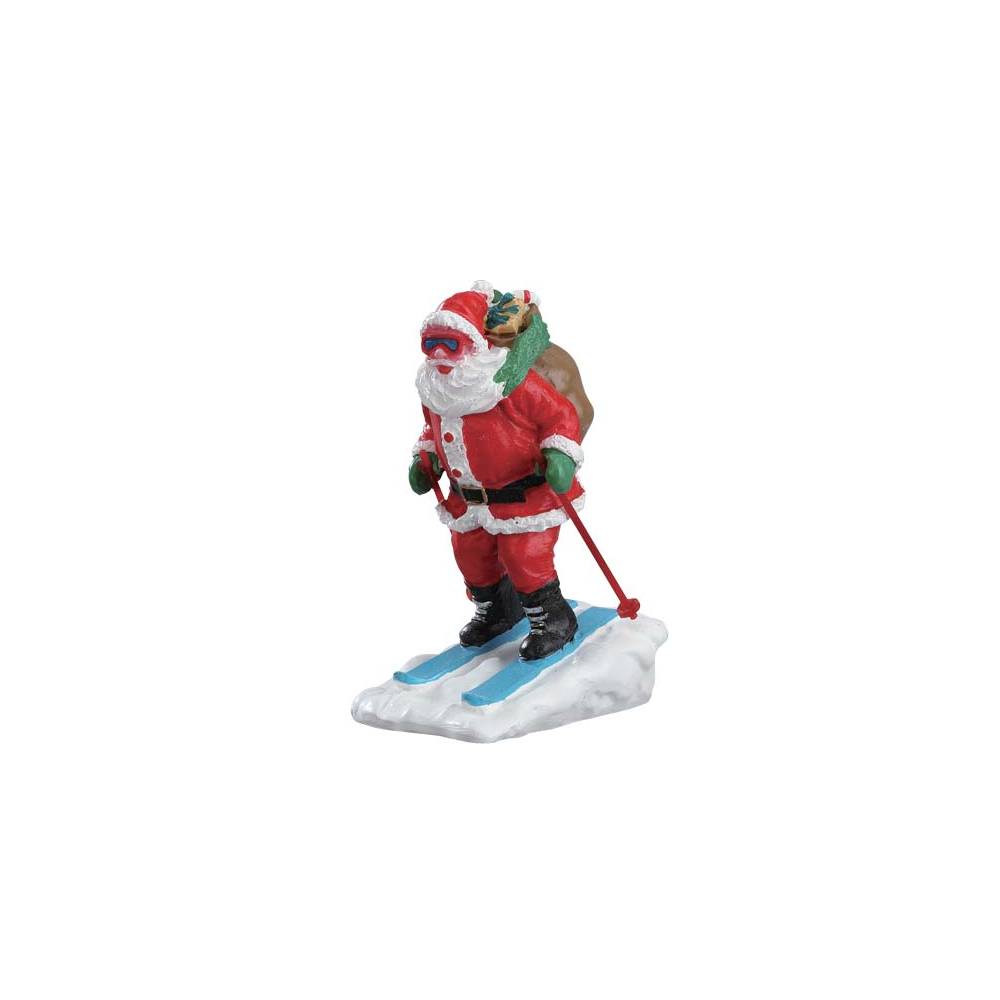 Lemax - Santa Skier - - Polyresin - 0728162523372