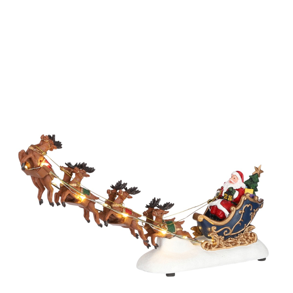Luville - Santa Sleight -   - Polyresin -  8718861794304
