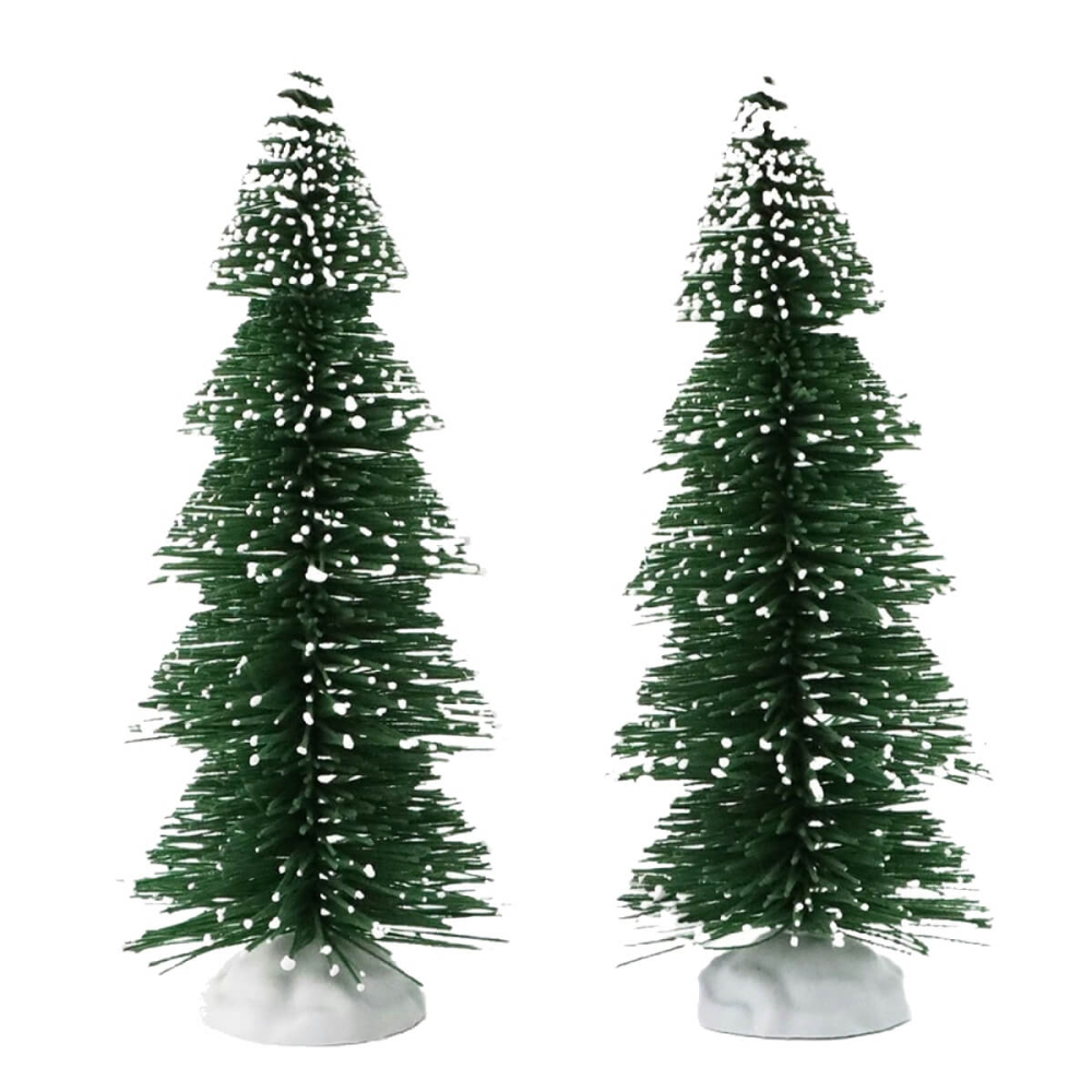Santaville - Deco Trees - 26 cm - Set van 2