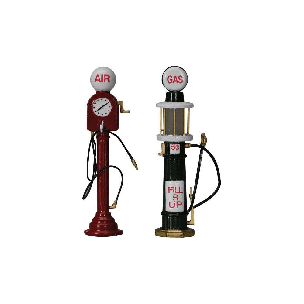 Lemax - Service Pumps - Set van 2 - - Metaal - 0728162441775