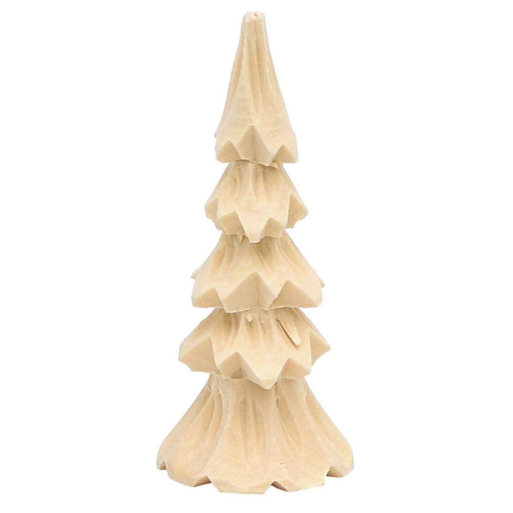 Sigro - Handgesneden Houten Dennenboom 10 cm - - Hout -