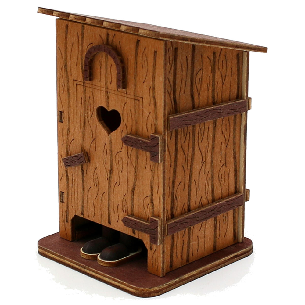 Sigro - Houten Buitentoilet Quiet Place Rookhokje - - Hout -