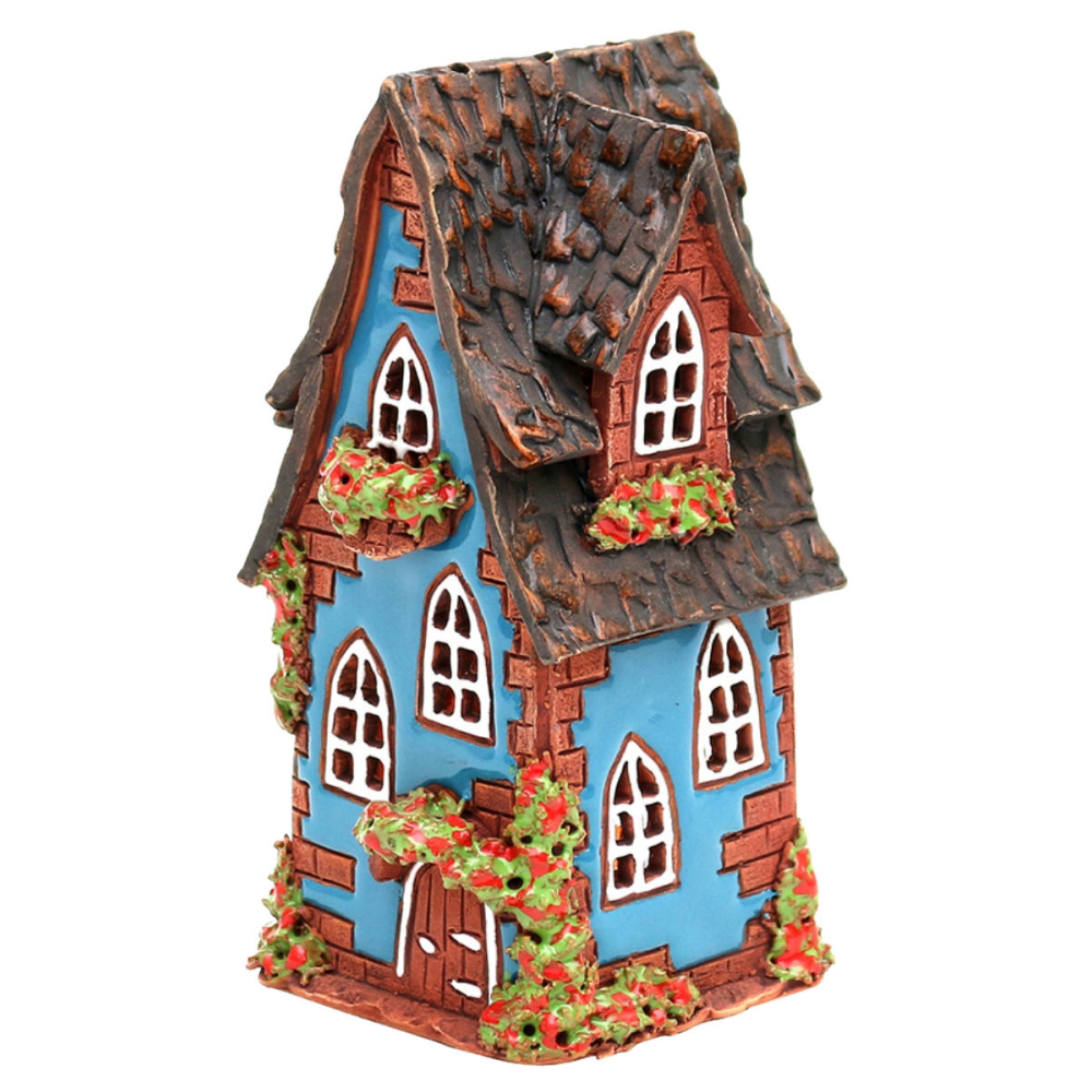 Sigro - Keramiek Fantasiehuisje Blue - - Keramiek -
