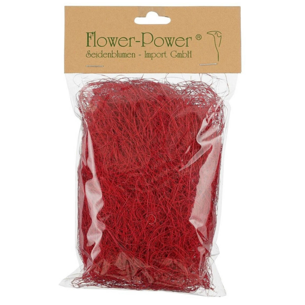 Sisal Rood 20gr - Flower Power - - Sisal - 4047837137376