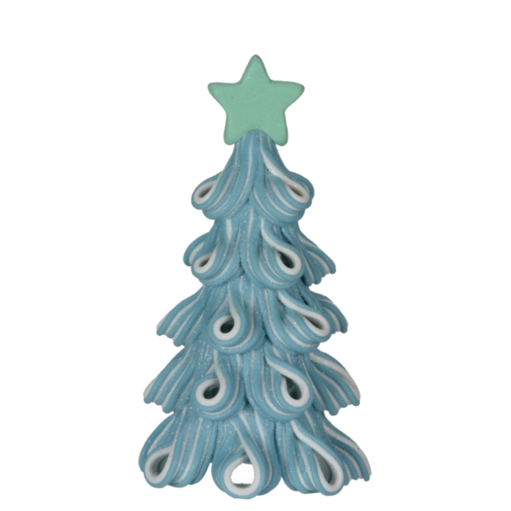 Snoepboom Snoepmat Blauw - 13cm - - Polymeer klei -