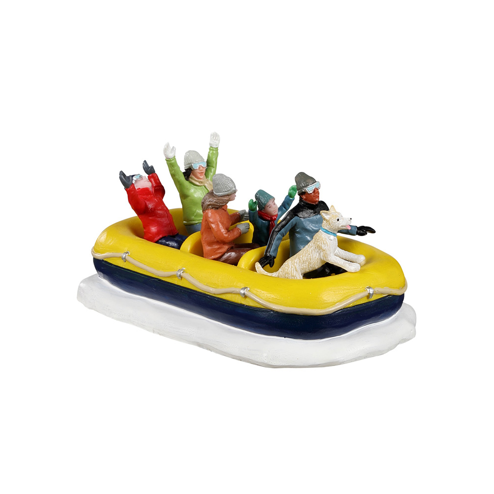 Lemax - Snow Rafting - - Polyresin - 0728162235961