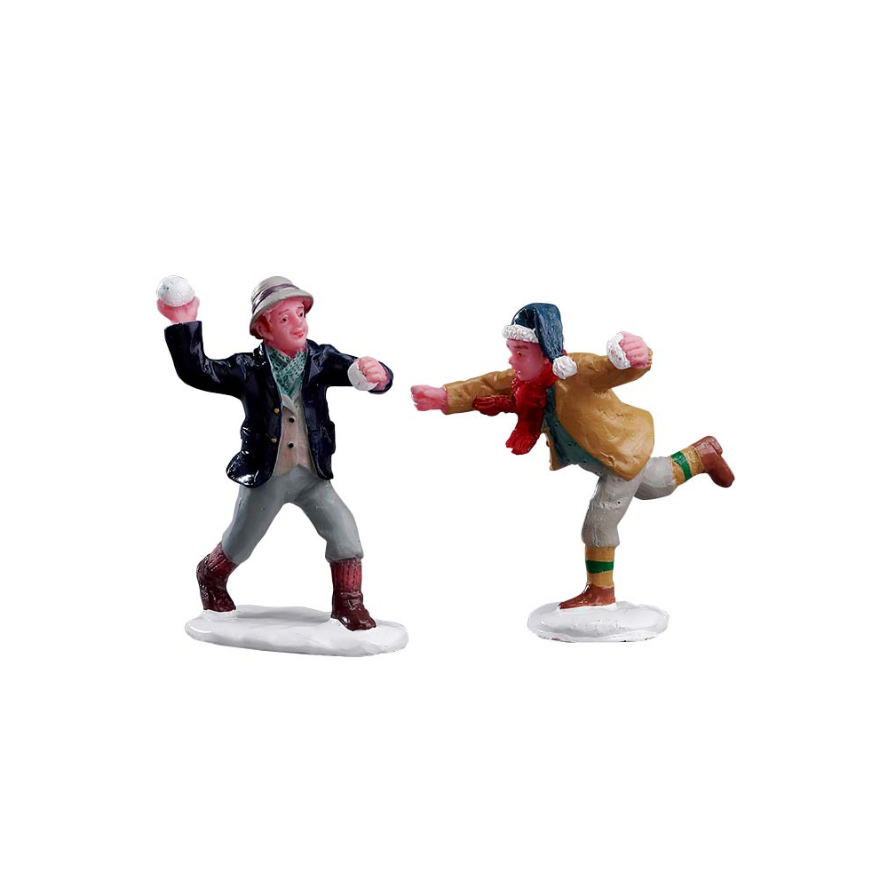 Lemax - Snowball Fun - Set van 2 - - Polyresin - 0728162623089