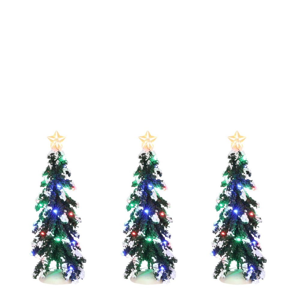 Luville - Snowy Conifer Multicolour Lights - Set van 3 - - - 8718861846140