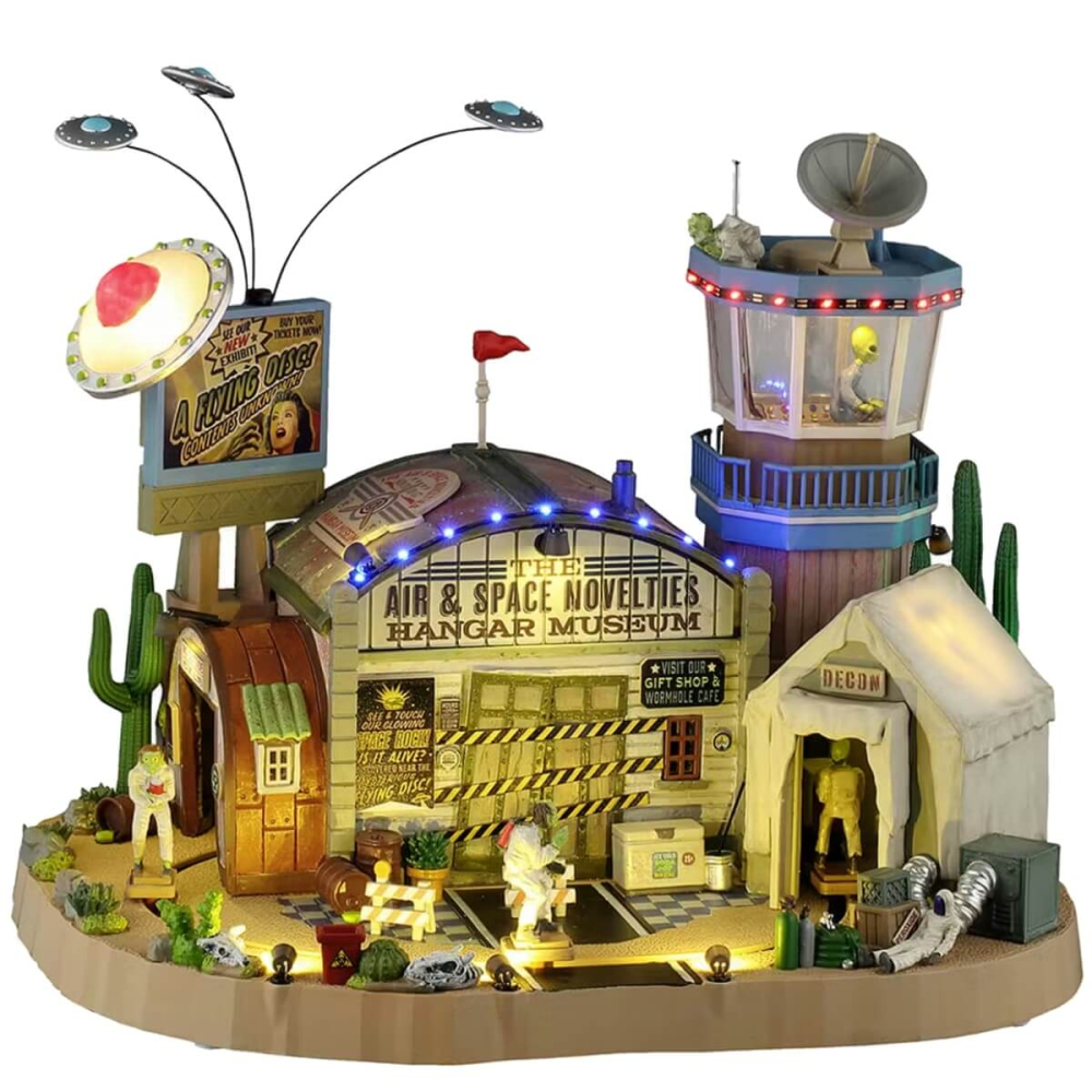 Spooky Town - Air & Space Novelties Hangar Museum - Nu Voorverkoop - - Resin - 0728162553010